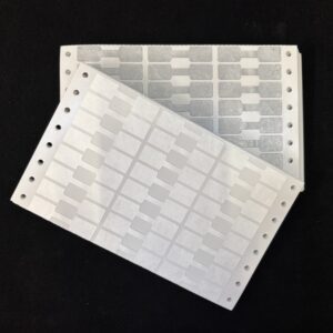 Square Dumbbells self-adhesive stickers, labels for jewellery displays