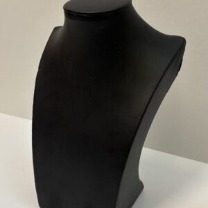 Black leatherette upright Bust display 210 x 150mm