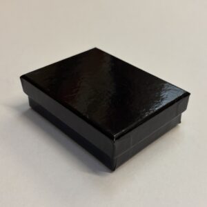 Quality Cardboard No 6 Nested box with a high gloss black finish